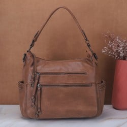 Women Brown Hobo Bag