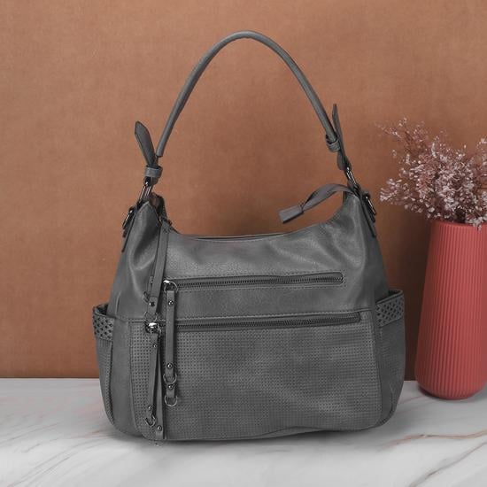 Women Grey Hobo Bag