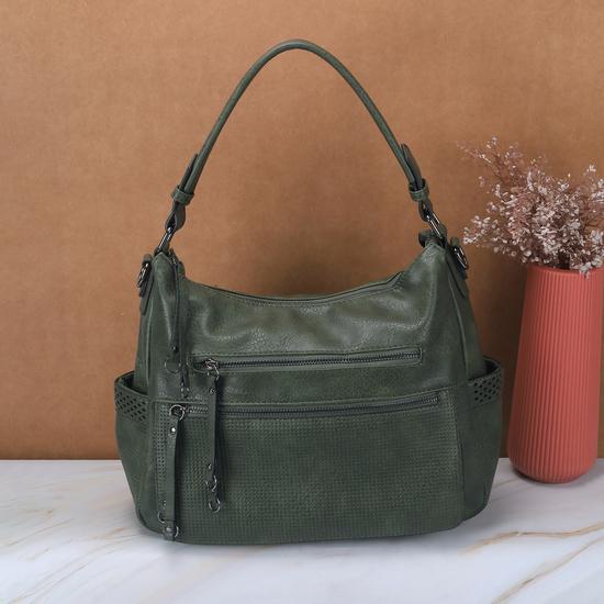 Women Green Hobo Bag