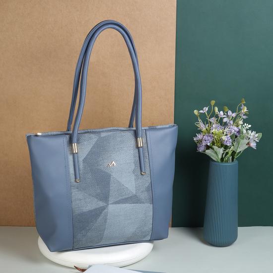 Women Blue Tote Bag