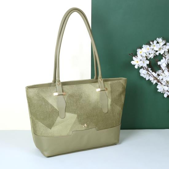 Women Green Tote Bag