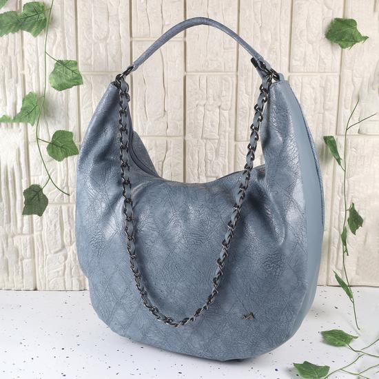 Women Blue Hobo Bag