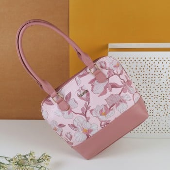 Walkway Women Pink Satchel Bag(SKU: 66-548-24-10)