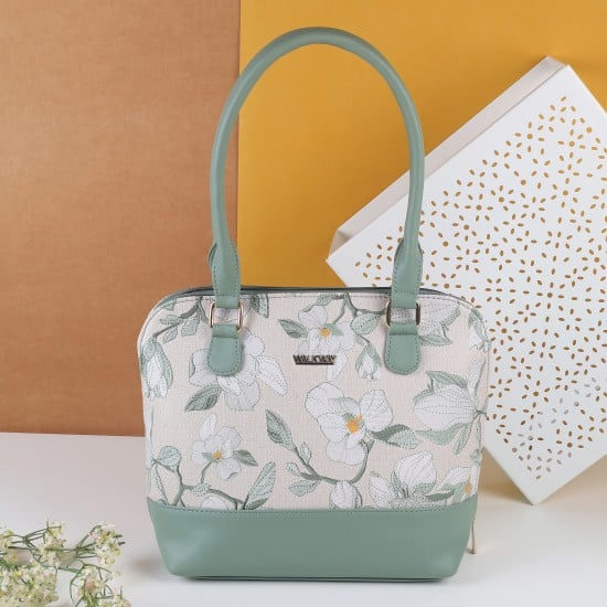 Women Green Satchel Bag