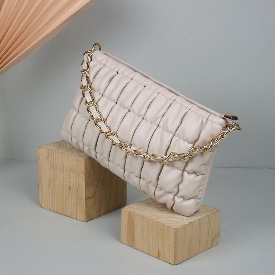 Women Beige Sling Bag