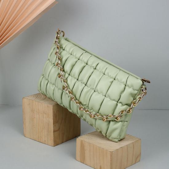 Women Green Sling Bag