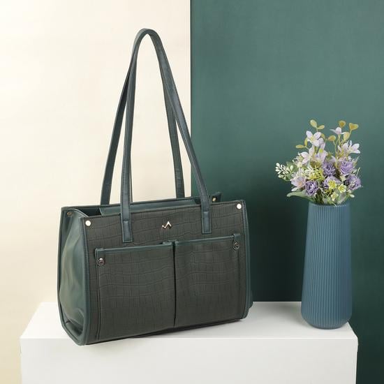 Women Green Shoulder Bag