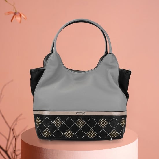 Women Black Satchel Bag