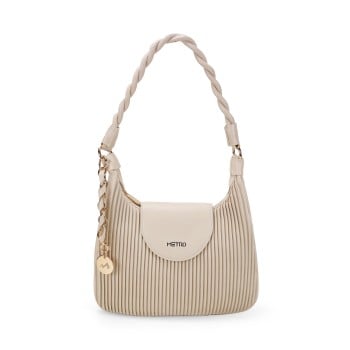 Metro Women Beige Shoulder Bag(SKU: 66-622-20-10)