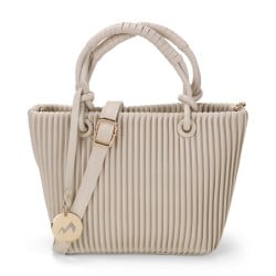Women Beige Satchel Bag