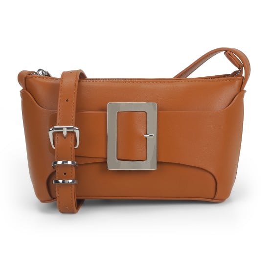 Women Brown Sling Bag