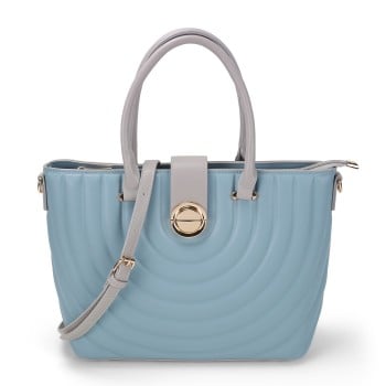 Metro Women Blue Satchel Bag(SKU: 66-633-45-10)