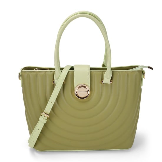 Women Green Satchel Bag