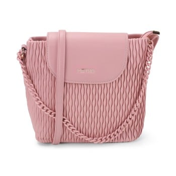 Metro Women Pink Sling Bag(SKU: 66-639-24-10)