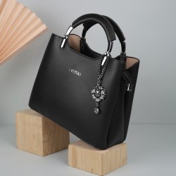 Women Black Satchel Bag