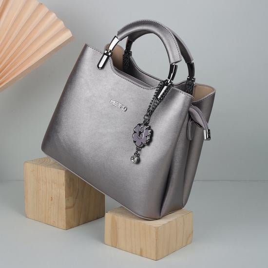 Women Light-grey Satchel Bag