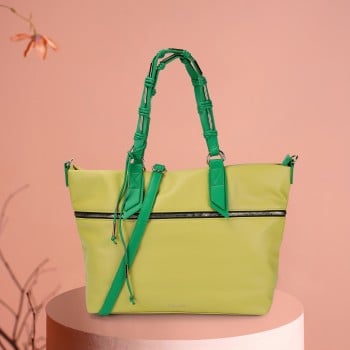 Metro Women Yellow Satchel Bag(SKU: 66-641-33-10)