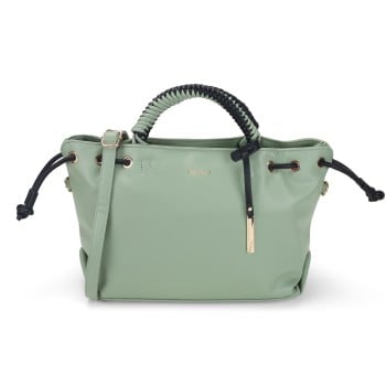Metro Women Green Satchel Bag(SKU: 66-642-21-10)