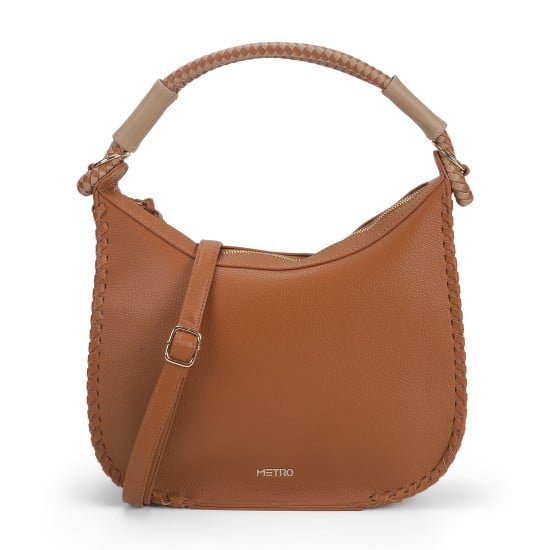 Women Tan Hobo Bag