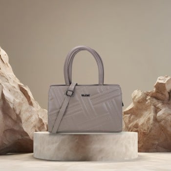 Walkway Women Off-white Satchel Bag(SKU: 66-648-66-10)