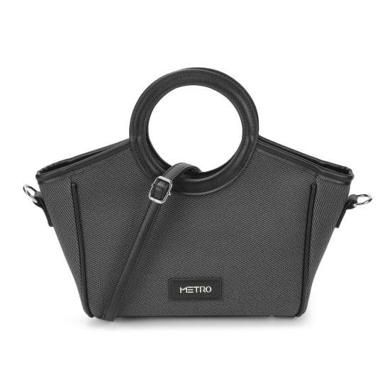 Women Black Satchel Bag