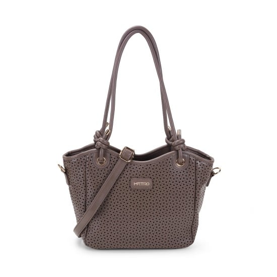 Women Grey Satchel Bag