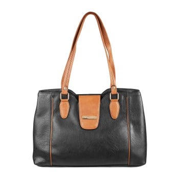 Walkway Women Black Shoulder Bag(SKU: 66-6972-11-10)