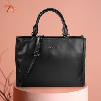 Metro Women Black Satchel Bag(SKU: 66-719-11-10)