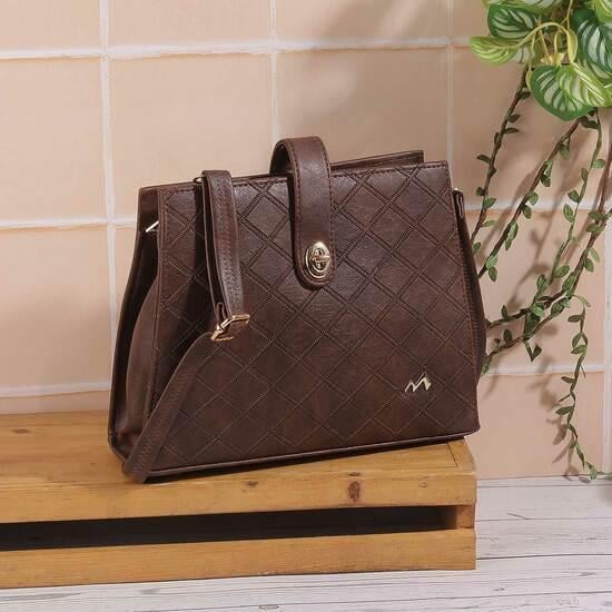 Women Brown Sling Bag