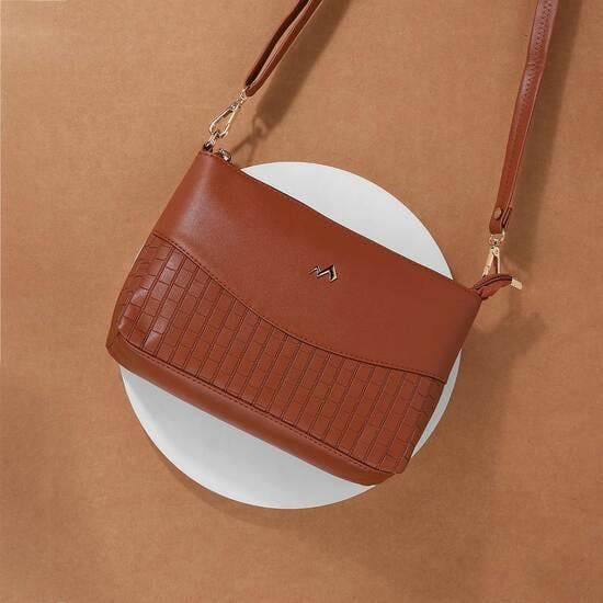 Women Tan Sling Bag