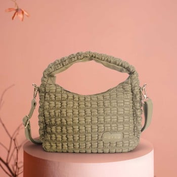 Metro Women Green Hobo Bag(SKU: 66-733-21-10)