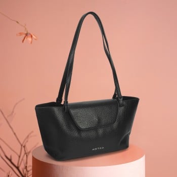 Metro Women Black Shoulder Bag(SKU: 66-735-11-10)