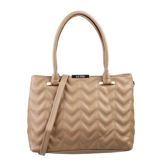 Women Beige Satchel Bag