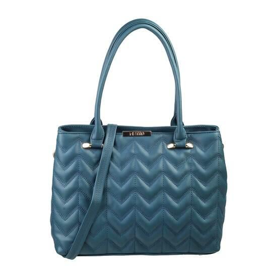 Women Blue Satchel Bag