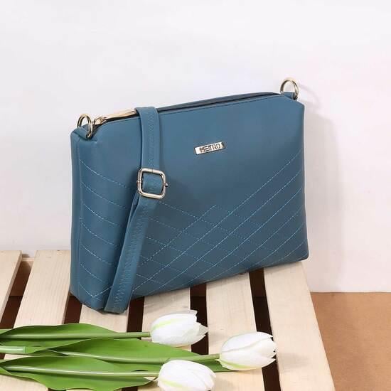 Women Blue Sling Bag