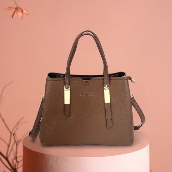 Women Coffee Satchel Bag