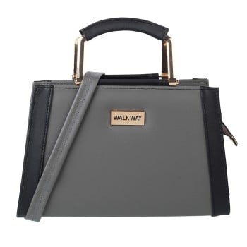 Walkway Women Grey Satchel Bag(SKU: 66-7409-14-10)