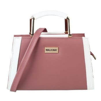 Walkway Women Peach Satchel Bag(SKU: 66-7409-80-10)