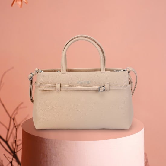 Women Light-pink Satchel Bag