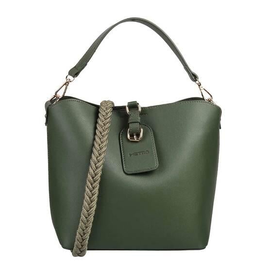 Green Women Satchel Bag