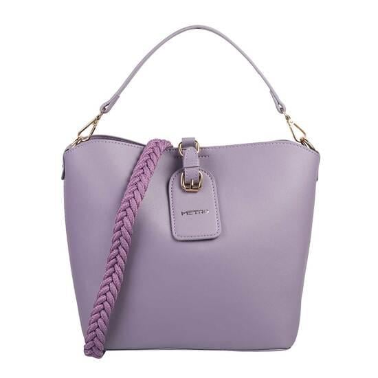 Purple Women Satchel Bag