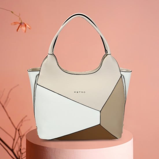 Women Beige Shoulder Bag