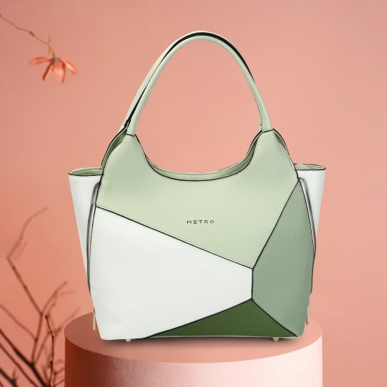 Women Green Shoulder Bag