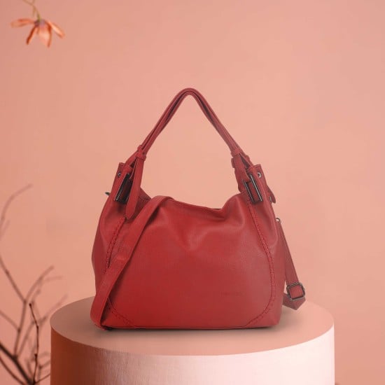 Women Red Hobo Bag