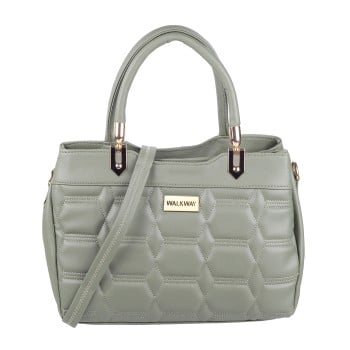 Walkway Women Light-green Satchel Bag(SKU: 66-7599-60-10)