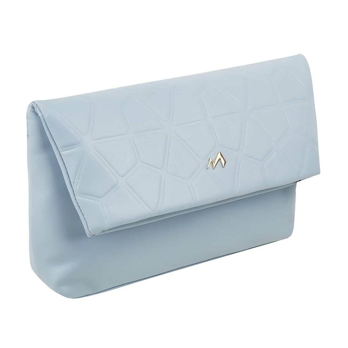Light Blue Luxury Mini Tote Handbags Crystal Party Purse Women Wristlets  Ladies Wedding Bags Day Clutches