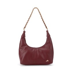 Women Maroon Hobo Bag