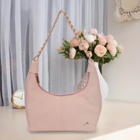 Women Peach Hobo Bag