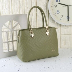 Women Green Satchel Bag
