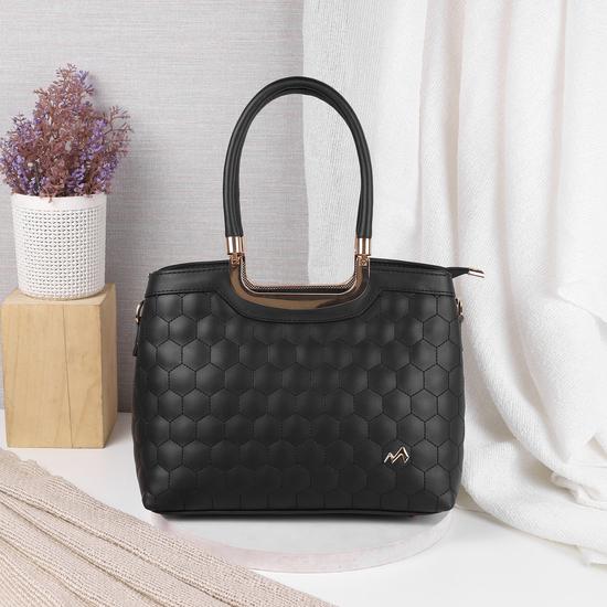 Women Black Satchel Bag